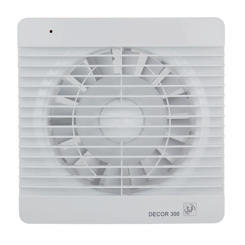 S&P - DECOR-300CZ - SLIMLINE AXIAL FAN - 230V - مروحه شفط دورة مياه