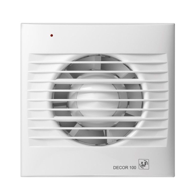 S&P - DECOR-100C - SLIMLINE AXIAL FAN  - مروحه شفط دورة مياه