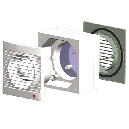 S&P - DECOR-300CZ - SLIMLINE AXIAL FAN - 230V - مروحه شفط دورة مياه