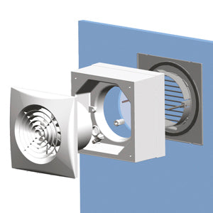 S&P - DECOR-200CZ - SLIMLINE AXIAL FAN - 230V -  مروحه شفط دورة مياه