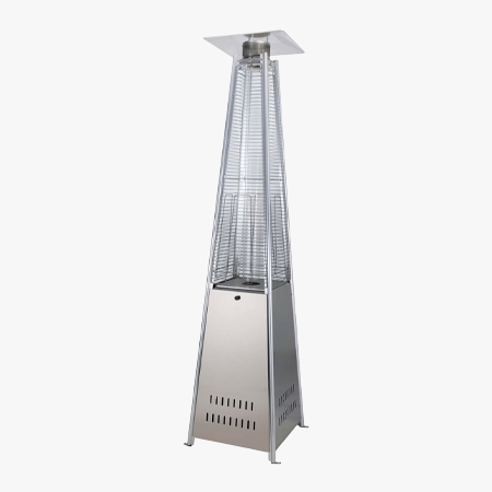 TAT - FSDC - STAINLESS STEEL PYRAMID HEATER - دفاية هرمية خارجية