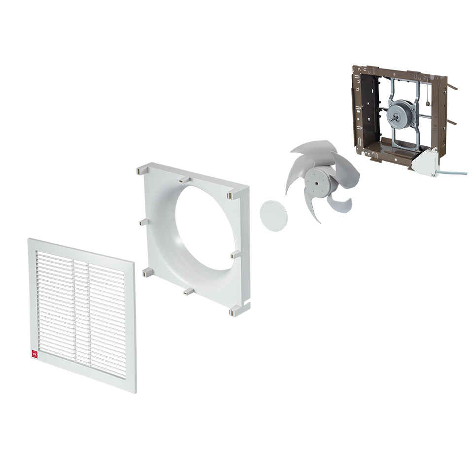 KDK - 30ALA - WALL MOUNT EXHAUST FAN - 220V - مروحة شفط