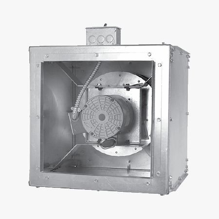 SQD1050 - 1/2HP - SQUARE IN-LINE CENTRIFUGAL FAN - 230/1/60Hz.