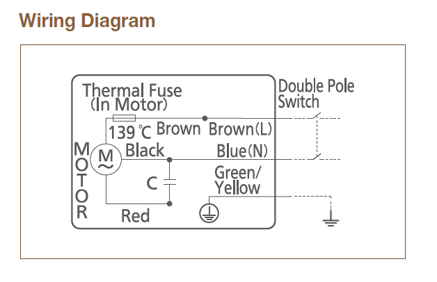 KDK - 30AUA - WALL MOUNT EXHAUST FAN - 22V - مروحة شفط