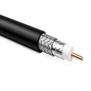 WP#841E, RG6, 95% Aluminum Braiding; Pure Copper; 100% Alum. Foil, Made in USA  -  RG6 كابل محوري بالنحاس الخالص صناعة امريكية