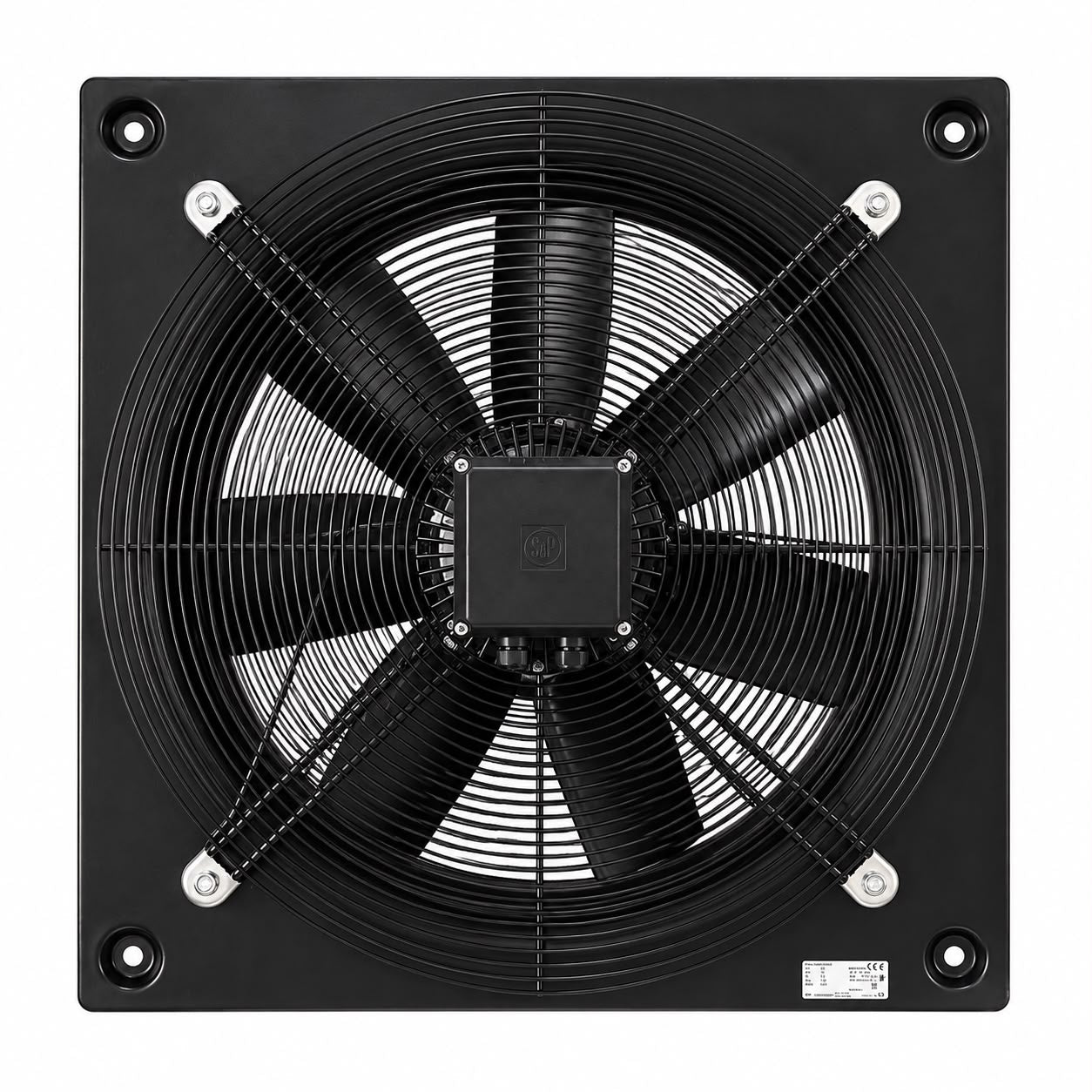 S&P - HCBB/4-400/H-A - 230V60HZ - VZ PLATE MOUNTED AXIAL FAN FITTED WITH ALUMINUM IMPELLERS - P/N:5603138900