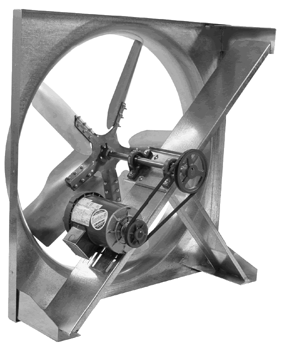 BREIDERT - S&P - LC36-1.5HP - WALL MOUNTED PROPELLER EXHAUST FAN - 230/1/60Hz.